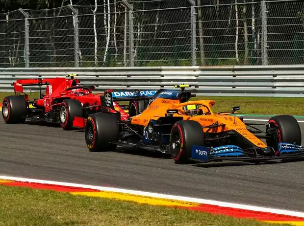 Lando Norris, Charles Leclerc Titel-Bild zur News: Lando Norris, Charles Leclerc
