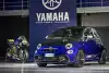 Bild zum Inhalt: Abarth 595 Scorpioneoro und Monster Energy Yamaha