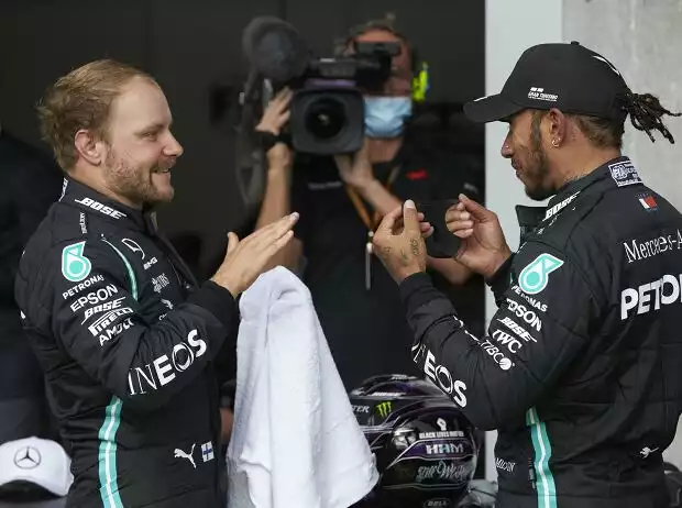 Valtteri Bottas, Lewis Hamilton Titel-Bild zur News: Valtteri Bottas, Lewis Hamilton