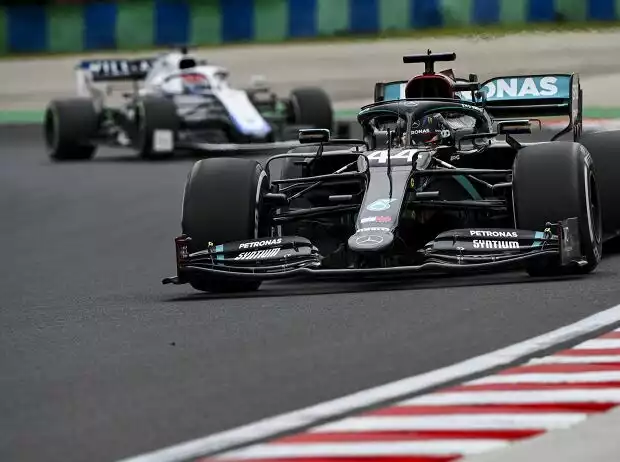 Titel-Bild zur News: Lewis Hamilton, George Russell