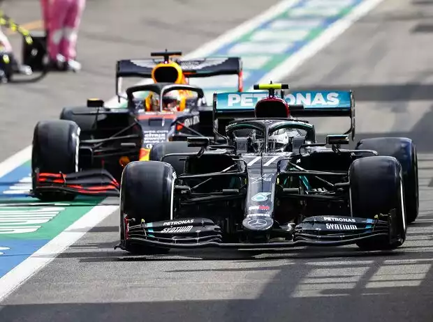 Valtteri Bottas, Max Verstappen Titel-Bild zur News: Valtteri Bottas, Max Verstappen