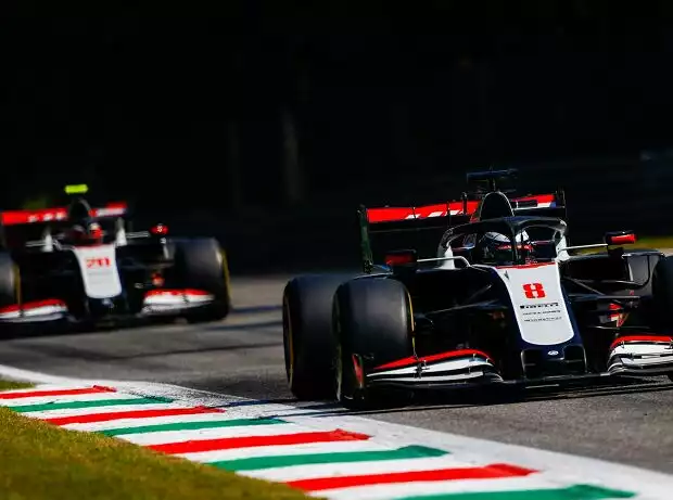Titel-Bild zur News: Romain Grosjean, Kevin Magnussen