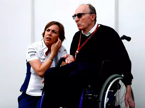 Claire Williams, Frank Williams Titel-Bild zur News: Claire Williams, Frank Williams