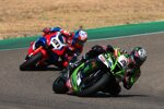 Alex Lowes und Leon Haslam 