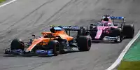 Bild zum Inhalt: Podium verpasst: Sergio Perez sauer auf Lando Norris