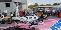 Bild zum Inhalt: Nicholas Latifi im Parc ferme: "Wo ist denn bitte der Mercedes?"