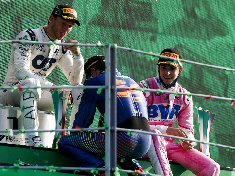 Pierre Gasly, Carlos Sainz, Lance Stroll