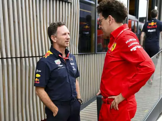 Christian Horner, Mattia Binotto Titel-Bild zur News: Christian Horner, Mattia Binotto