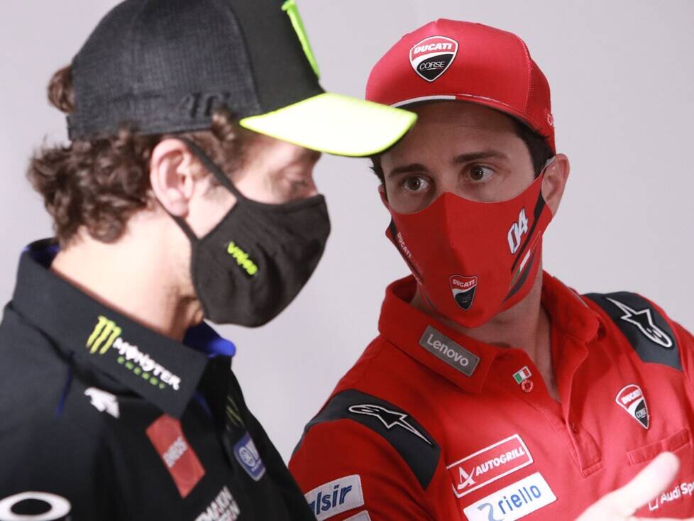 Andrea Dovizioso, Valentino Rossi