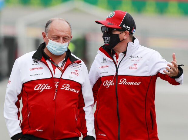 Frederic Vasseur, Kimi Räikkönen Frederic Vasseur, Kimi Räikkönen