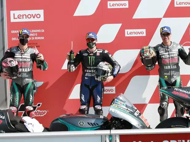 Fabio Quartararo, Maverick Vinales, Franco Morbidelli Titel-Bild zur News: Fabio Quartararo, Maverick Vinales, Franco Morbidelli