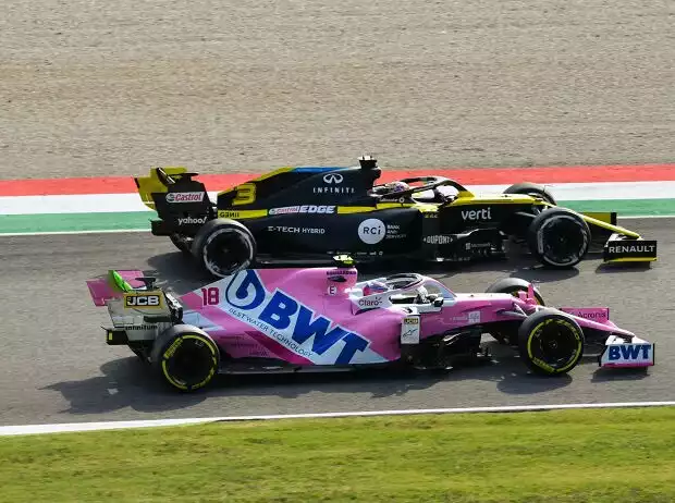 Daniel Ricciardo, Lance Stroll Titel-Bild zur News: Daniel Ricciardo, Lance Stroll