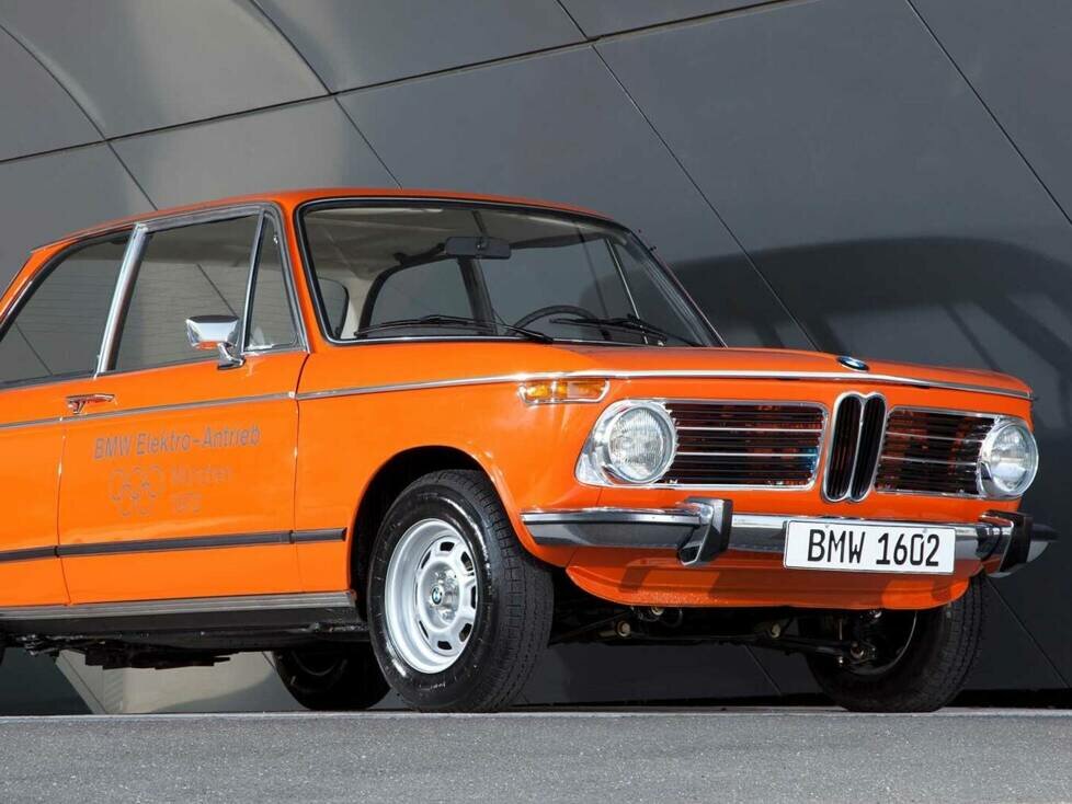 BMW 1602 mit Elektromotor bei der Olympiade 1972