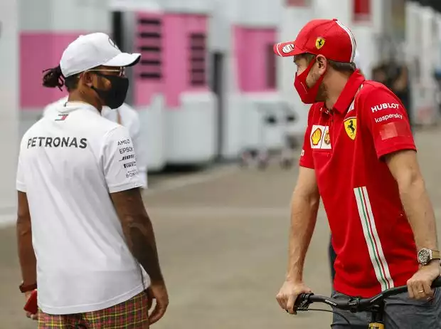 Lewis Hamilton, Sebastian Vettel Titel-Bild zur News: Lewis Hamilton, Sebastian Vettel