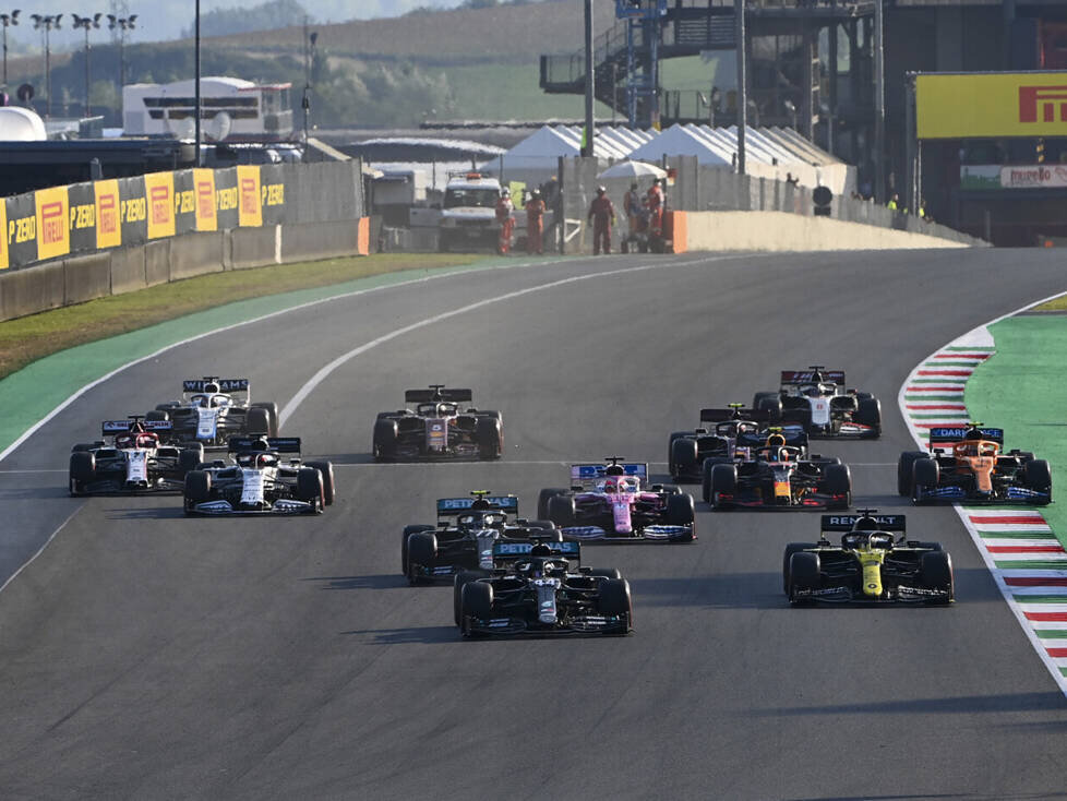 Lewis Hamilton, Daniel Ricciardo, Valtteri Bottas, Sergio Perez