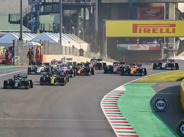Lewis Hamilton, Daniel Ricciardo, Valtteri Bottas, Sergio Perez, Daniil Kwjat, Alexander Albon Titel-Bild zur News: Lewis Hamilton, Daniel Ricciardo, Valtteri Bottas, Sergio Perez, Daniil Kwjat, Alexander Albon