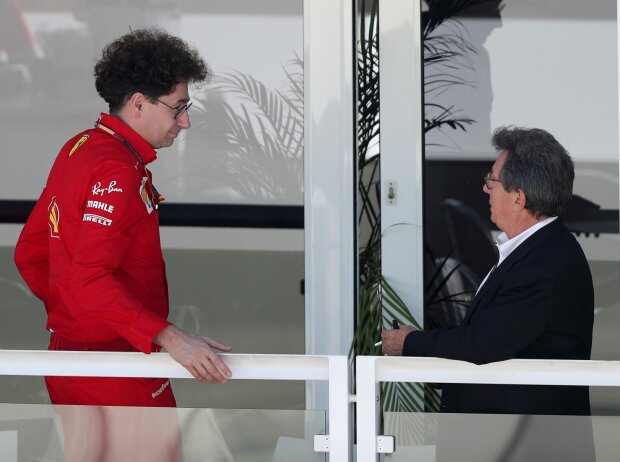 Mattia Binotto, Louis Camilleri Mattia Binotto, Louis Camilleri
