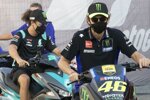 Franco Morbidelli und Valentino Rossi (Yamaha) 