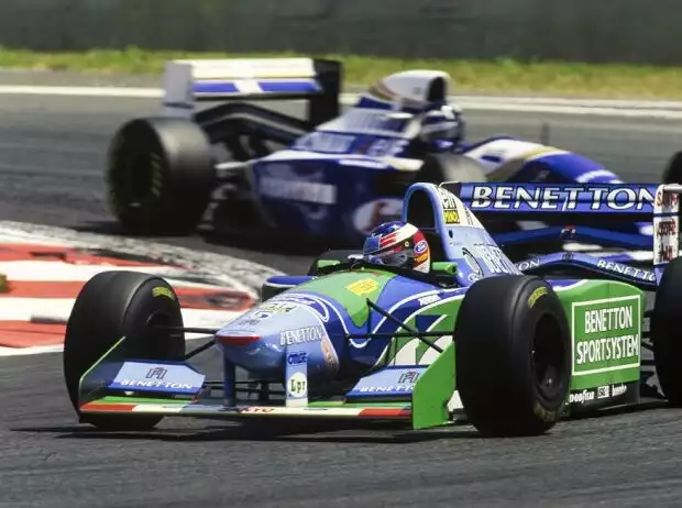 Michael Schumacher, Damon Hill Titel-Bild zur News: Michael Schumacher, Damon Hill