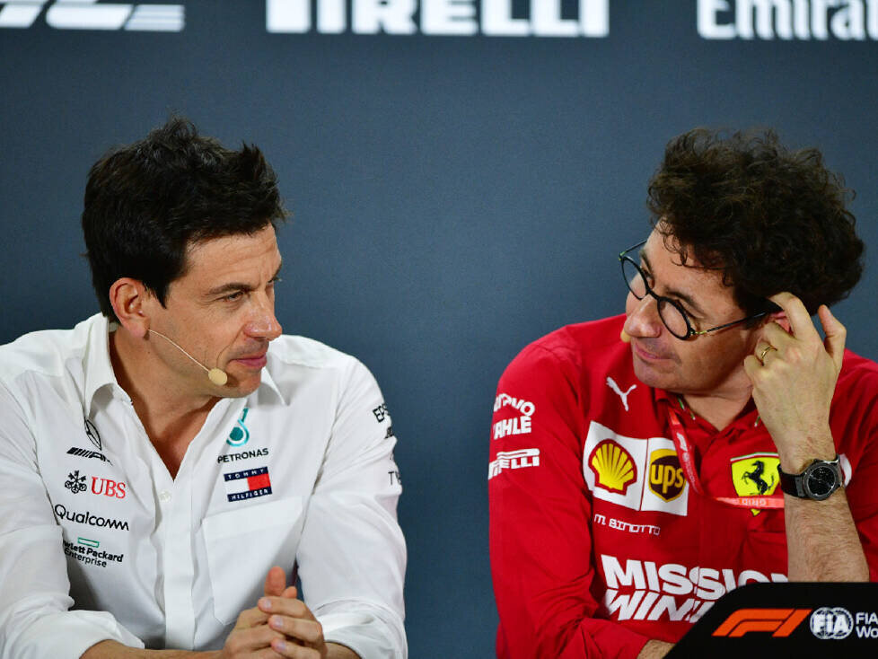 Toto Wolff, Mattia Binotto