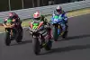 Bild zum Inhalt: MotoE Misano 2: Aegerter siegt im dreiköpfigen Fotofinish