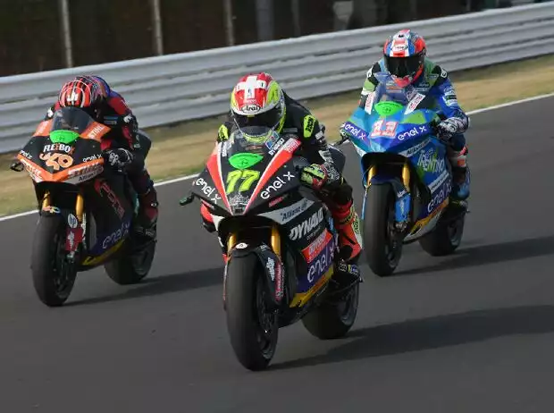 Dominique Aegerter, Jordi Torres, Matteo Ferrari Titel-Bild zur News: Dominique Aegerter, Jordi Torres, Matteo Ferrari