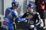 Maverick Vinales (Yamaha) und Joan Mir (Suzuki) 