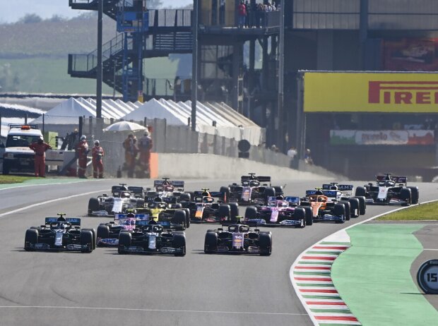 Lewis Hamilton, Valtteri Bottas, Charles Leclerc, Sergio Perez