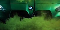 Bild zum Inhalt: BMW M3 und M4 (2021) sehr grün und rauchig angeteasert