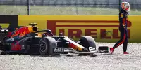Nach dem Crash: Max Verstappen