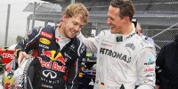 Bild zum Inhalt: Hamilton vor Schumacher-Rekord: Vettel gibt "gemischte Gefühle" zu