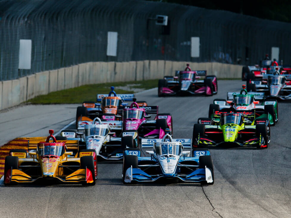 IndyCar-Action in Elkhart Lake 2020