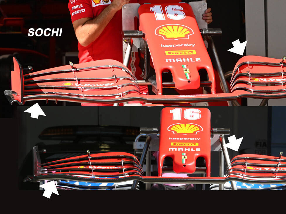 Update des Ferrari SF1000 in Sotschi