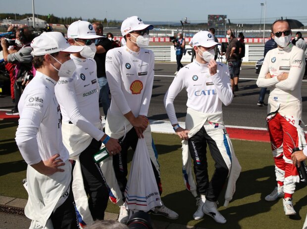 Lucas Auer, Marco Wittmann, Sheldon van der Linde, Jonathan Aberdein, Robert Kubica, Timo Glock Lucas Auer, Marco Wittmann, Sheldon van der Linde, Jonathan Aberdein, Robert Kubica, Timo Glock