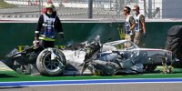 Bild zum Inhalt: Formel 2 Sotschi 2020: Rennen nach Horrorunfall abgebrochen