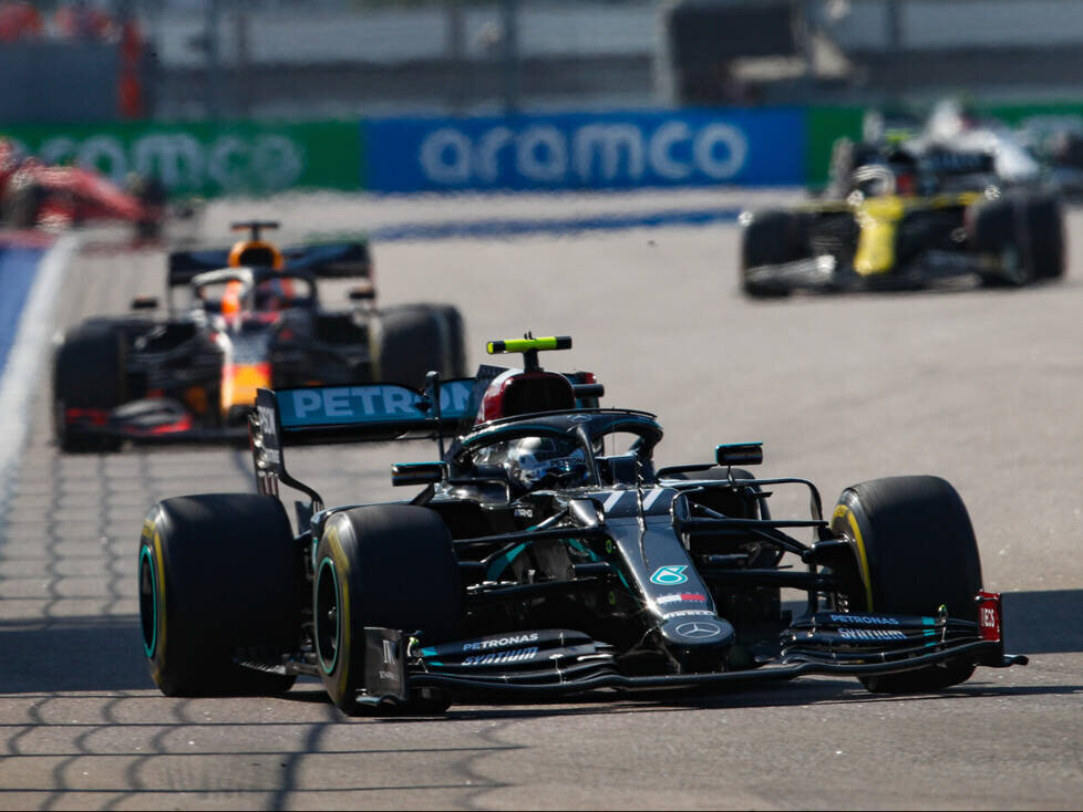 Valtteri Bottas, Max Verstappen, Esteban Ocon