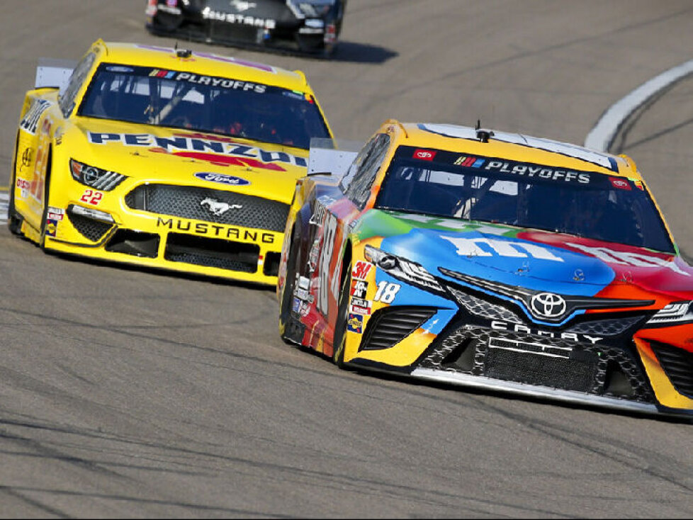 Kyle Busch, Joey Logano