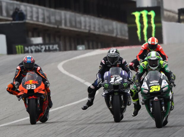 Brad Binder, Maverick Vinales, Cal Crutchlow Brad Binder, Maverick Vinales, Cal Crutchlow