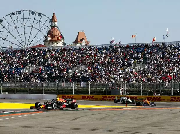 Alexander Albon, Lando Norris, George Russell Titel-Bild zur News: Alexander Albon, Lando Norris, George Russell