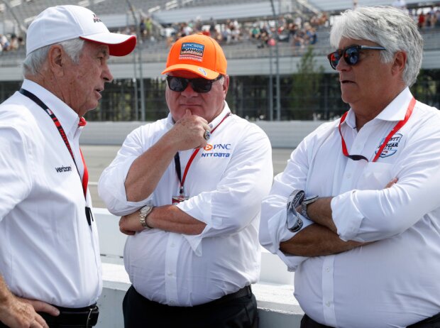 Roger Penske, Chip Ganassi, Mark Miles Roger Penske, Chip Ganassi, Mark Miles