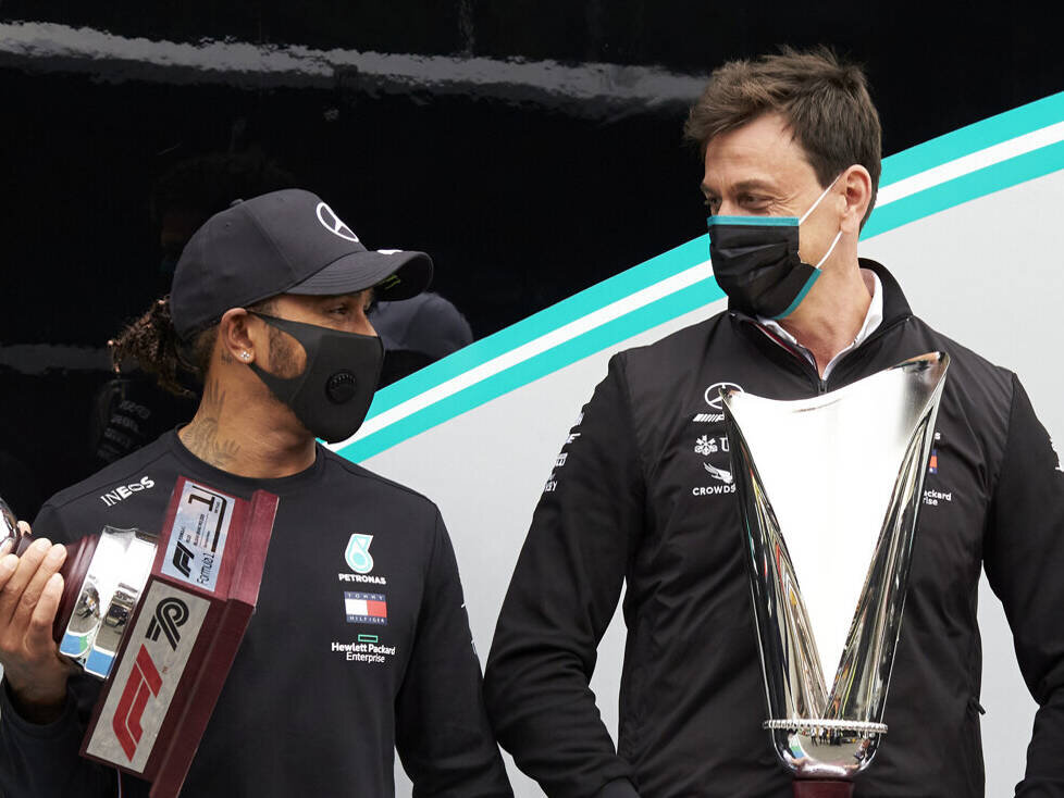 Lewis Hamilton, Toto Wolff, Valtteri Bottas