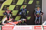 Jorge Navarro (Speed Up), Luca Marini (VR46) und Sam Lowes (Marc VDS) 