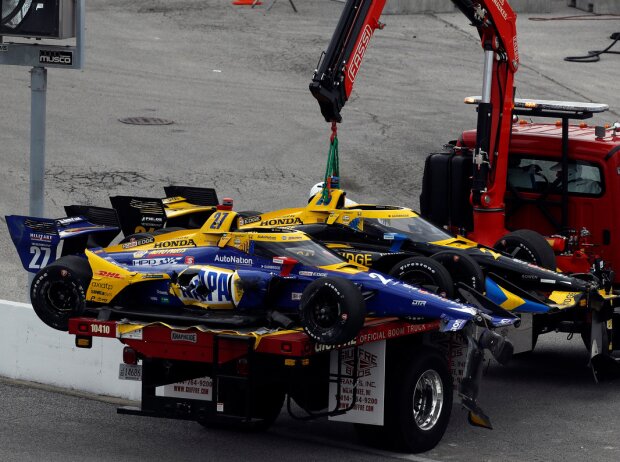Alexander Rossi, Zach Veach Alexander Rossi, Zach Veach