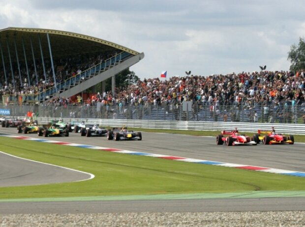 Start zum ChampCar-Rennen in Assen 2007