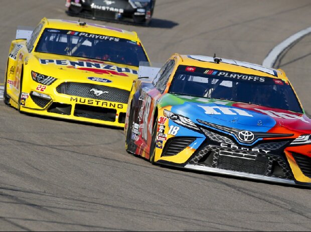 Kyle Busch, Joey Logano Kyle Busch, Joey Logano