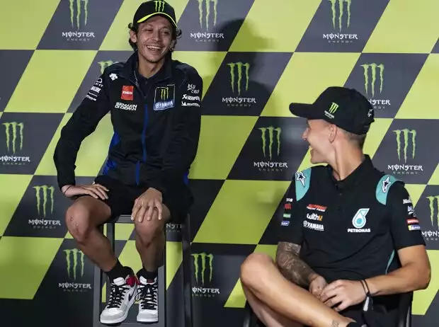 Valentino Rossi, Fabio Quartararo Titel-Bild zur News: Valentino Rossi, Fabio Quartararo