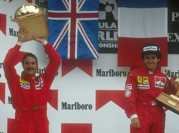 Alain Prost, Nigel Mansell Alain Prost, Nigel Mansell