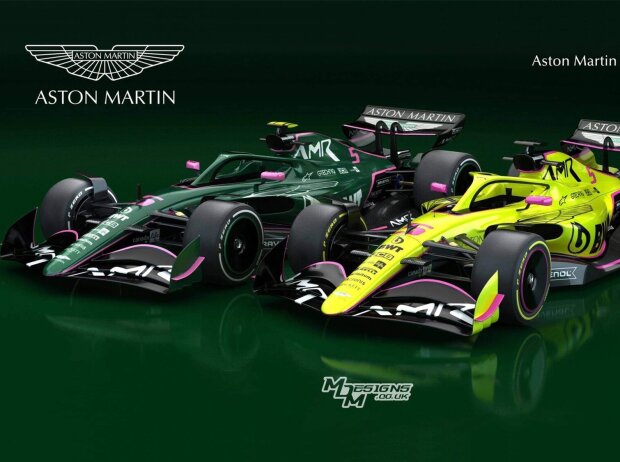 Aston Martin: Designstudie für die Formel 1 in British Racing Green