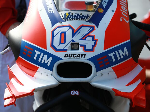 Winglets an der Ducati Desmosedici GP Winglets an der Ducati Desmosedici GP