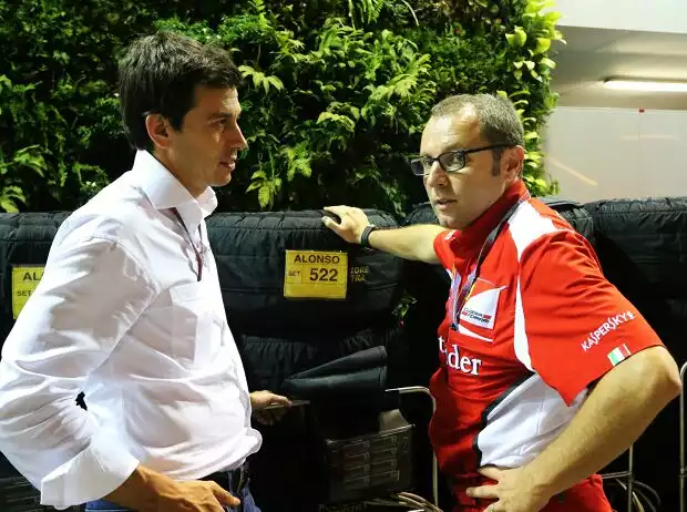 Toto Wolff, Stefano Domenicali Titel-Bild zur News: Toto Wolff, Stefano Domenicali